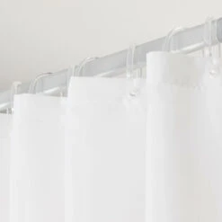 Sealskin Douchegordijn Blend 180x200cm D.roze/wit -Badkamer Verkoop 123 4274