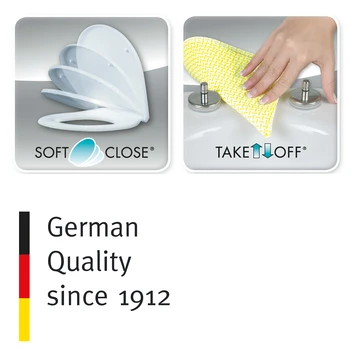 Cedo Tropea Beach Wc Bril Zwart Softclose D-vorm Thermoplast 6 Cedo Tropea Beach Wc Bril Zwart Softclose D-vorm Thermoplast - Afbeelding 4