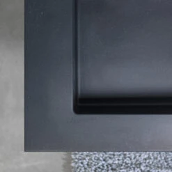 Tiger Karlo Badkamermeubel 80 Cm Naturel Eiken Met Wastafel Zwart -Badkamer Verkoop 123 435