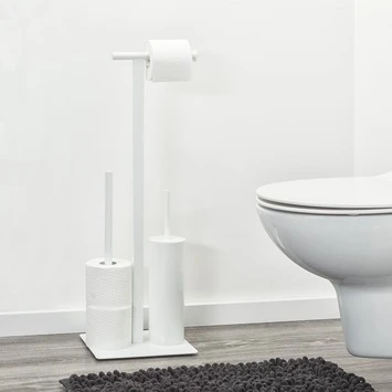 Sealskin Toiletrek Square Metaal Wit 5 Sealskin Toiletrek Square Metaal Wit - Afbeelding 3