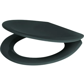 Handson WC Bril Otso Donkergrijs Kunststof Met Softclose 4 Handson WC Bril Otso Donkergrijs Kunststof Met Softclose - Afbeelding 2