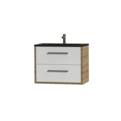 Tiger Badkamermeubel Boston 80 Cm Chalet Eik Met Polybeton Wastafel Mat Zwart En Ronde Grepen RVS 7 Tiger Badkamermeubel Boston 80 Cm Chalet Eik Met Polybeton Wastafel Mat Zwart En Ronde Grepen RVS -Badkamer Verkoop 123 441