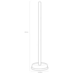 Sealskin Acero Reserverolhouder Zwart 22 Sealskin Acero Reserverolhouder Zwart -Badkamer Verkoop 123 4437