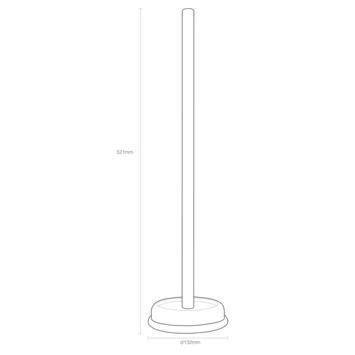 Sealskin Acero Reserverolhouder Zwart 13 Sealskin Acero Reserverolhouder Zwart - Afbeelding 11