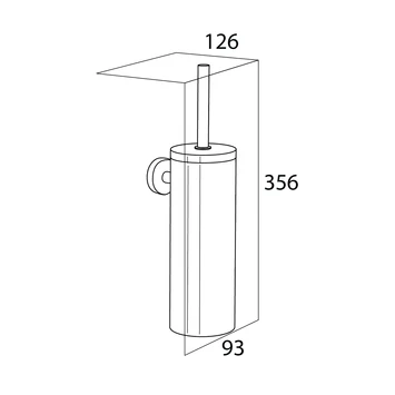 Tiger Toiletborstelhouder Boston Hangend RVS Gepolijst 8 Tiger Toiletborstelhouder Boston Hangend RVS Gepolijst - Afbeelding 6