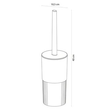 Sealskin Toiletborstelhouder Brave Staand Zwart 14 Sealskin Toiletborstelhouder Brave Staand Zwart - Afbeelding 12