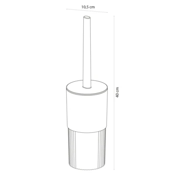 Sealskin Toiletborstelhouder Brave Staand Zwart 16 Sealskin Toiletborstelhouder Brave Staand Zwart - Afbeelding 14