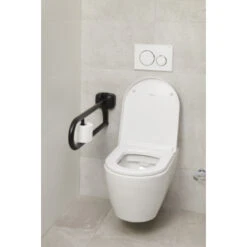 Secucare Wc-rolhouder Tbv Wc-beugel Premium Opklapbaar Zwart 7 Secucare Wc-rolhouder Tbv Wc-beugel Premium Opklapbaar Zwart -Badkamer Verkoop 123 4529