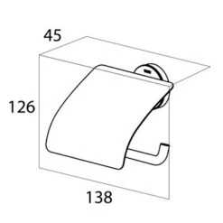 Tiger Toiletrolhouder Urban Zwart Met Klep 21 Tiger Toiletrolhouder Urban Zwart Met Klep -Badkamer Verkoop 123 4543