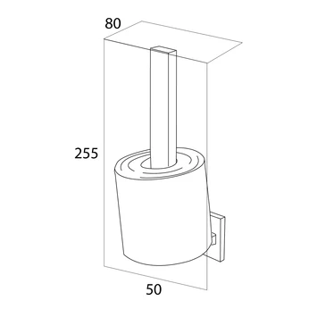 Tiger Reserverolhouder Items Hangend RVS 7 Tiger Reserverolhouder Items Hangend RVS - Afbeelding 5