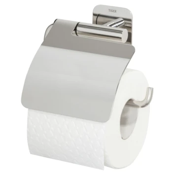 Tiger Toiletrolhouder Colar Met Klep Chroom 3 Tiger Toiletrolhouder Colar Met Klep Chroom