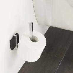 Tiger Reserverolhouder Zenna Hangend Chroom/Wengé 12 Tiger Reserverolhouder Zenna Hangend Chroom/Wengé -Badkamer Verkoop 123 4631