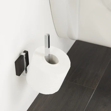 Tiger Reserverolhouder Zenna Hangend Chroom/Wengé 7 Tiger Reserverolhouder Zenna Hangend Chroom/Wengé - Afbeelding 5