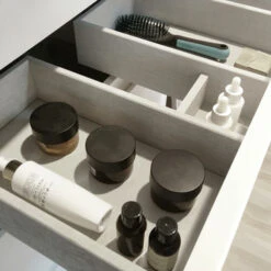 Tiger Badmeubelset Pocket 100 Cm Met 2 Lades Naturel Eik Incl. Looppoten -Badkamer Verkoop 123 465