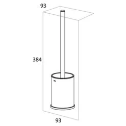 Tiger Toiletborstelhouder Colar RVS -Badkamer Verkoop 123 4653