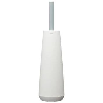 Tiger Toiletborstelhouder TESS Vrijstaand Met Swoop Borstel Wit/lichtgrijs 6 Tiger Toiletborstelhouder TESS Vrijstaand Met Swoop Borstel Wit/lichtgrijs - Afbeelding 4