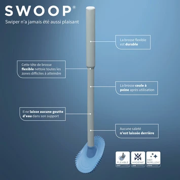 Tiger Toiletborstelhouder TESS Vrijstaand Met Swoop Borstel Wit/lichtgrijs 13 Tiger Toiletborstelhouder TESS Vrijstaand Met Swoop Borstel Wit/lichtgrijs - Afbeelding 11