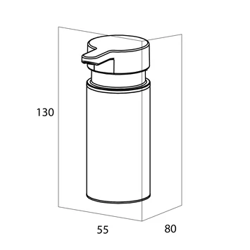 Tiger Zeepdispenser Noon Vrijstaand Zwart 7 Tiger Zeepdispenser Noon Vrijstaand Zwart - Afbeelding 5