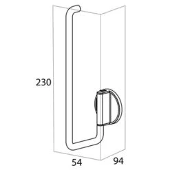 Tiger Reserverolhouder Tune Zwart 19 Tiger Reserverolhouder Tune Zwart -Badkamer Verkoop 123 4742