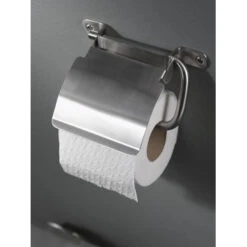 Haceka Toiletrolhouder Ixi Met Klep RVS 9 Haceka Toiletrolhouder Ixi Met Klep RVS -Badkamer Verkoop 123 4834