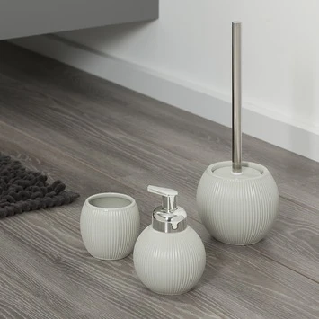 Sealskin Toiletborstel Met Houder Convex Lichtgrijs 7 Sealskin Toiletborstel Met Houder Convex Lichtgrijs - Afbeelding 5