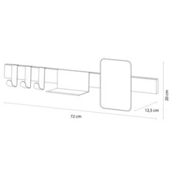 Sealskin Kapstok Met Spiegel Brix Wit 15 Sealskin Kapstok Met Spiegel Brix Wit -Badkamer Verkoop 123 4904