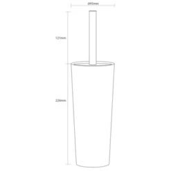 Sealskin Pierra Toiletborstelhouder Wit 11 Sealskin Pierra Toiletborstelhouder Wit -Badkamer Verkoop 123 4911