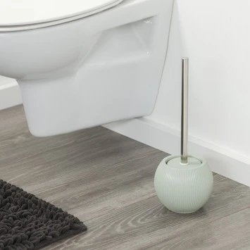 Sealskin Toiletborstel Met Houder Convex Licht Aqua 6 Sealskin Toiletborstel Met Houder Convex Licht Aqua - Afbeelding 4