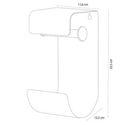 Sealskin WC-rolhouder Brix Metaal Wit 21 Sealskin WC-rolhouder Brix Metaal Wit -Badkamer Verkoop 123 4925