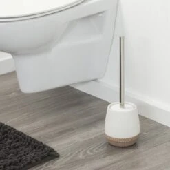 Sealskin Toiletborstel Met Houder Braid Wit 13 Sealskin Toiletborstel Met Houder Braid Wit -Badkamer Verkoop 123 4937