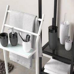 Sealskin Toiletborstel Met Houder Bloom Wit -Badkamer Verkoop 123 4965