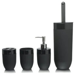 Sealskin Toiletborstelhouder Bloom Zwart 10 Sealskin Toiletborstelhouder Bloom Zwart -Badkamer Verkoop 123 4976