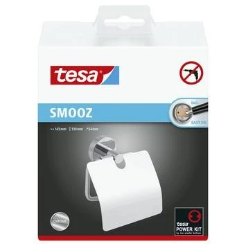 Tesa Toiletrolhouder Smooz Met Deksel 4 Tesa Toiletrolhouder Smooz Met Deksel - Afbeelding 2