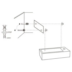 Differnz Fonteinset Ravo Rechts Wit Keramiek 15 Differnz Fonteinset Ravo Rechts Wit Keramiek -Badkamer Verkoop 123 5108
