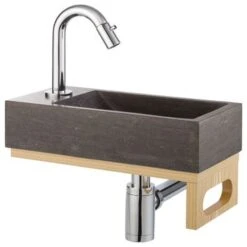 Atlantic Fonteinset Brody Links Zwart Natuursteen 36x18x9 Cm 7 Atlantic Fonteinset Brody Links Zwart Natuursteen 36x18x9 Cm -Badkamer Verkoop 123 5111