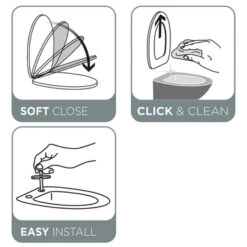 Tiger Wc-bril Blade Wit Met Sofclose En Quick-release -Badkamer Verkoop 123 5244