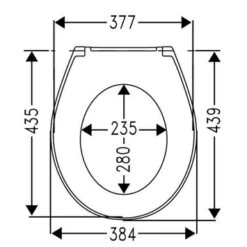 Cedo Pelosa Wc Bril Wit Softclose Duroplast -Badkamer Verkoop 123 5257
