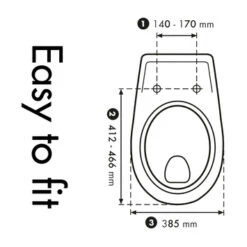Cedo Pelosa Wc Bril Wit Softclose Duroplast -Badkamer Verkoop 123 5258