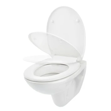 WC Bril Riga Wit Kunststof Met Softclose 5 WC Bril Riga Wit Kunststof Met Softclose - Afbeelding 3