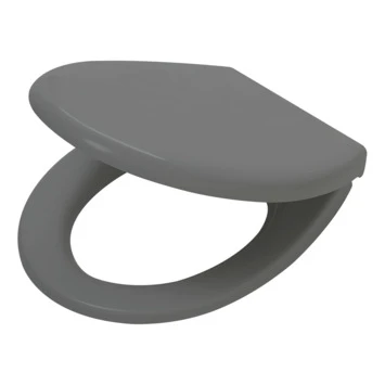 Tiger WC Bril Amadora Grijs Kunststof Met Softclose 4 Tiger WC Bril Amadora Grijs Kunststof Met Softclose - Afbeelding 2