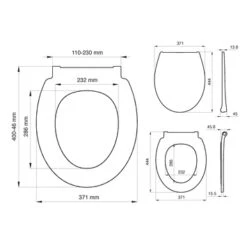 Tiger WC Bril Pasadena Wit Kunststof Met Softclose 21 Tiger WC Bril Pasadena Wit Kunststof Met Softclose -Badkamer Verkoop 123 5374