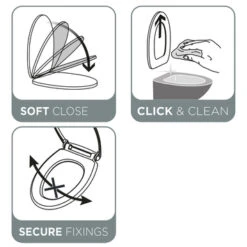 Tiger WC Bril Amadora Wit Kunststof Met Softclose 21 Tiger WC Bril Amadora Wit Kunststof Met Softclose -Badkamer Verkoop 123 5383