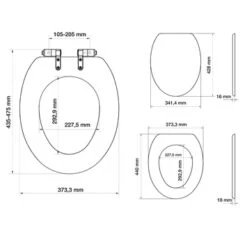 Tiger WC Bril Mississippi Wit Hout Met Softclose -Badkamer Verkoop 123 5470