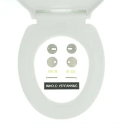 Tiger WC Bril Burton Wit Kunststof Met Softclose -Badkamer Verkoop 123 5477