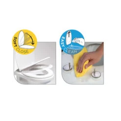 Tiger WC Bril Aiden Zwart Kunststof Met Softclose -Badkamer Verkoop 123 5484