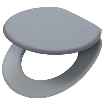 Tiger WC Bril Reno Grijs 4 Tiger WC Bril Reno Grijs - Afbeelding 2