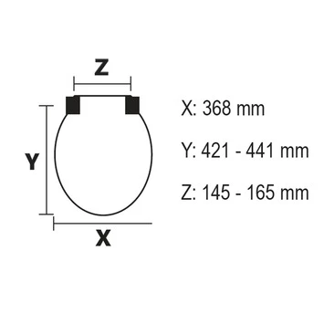 Bemis WC Bril New York Wit Hout Met Softclose 5 Bemis WC Bril New York Wit Hout Met Softclose - Afbeelding 3