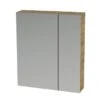 TIGER S-line Spiegelkast 60cm Chalet Eiken 2 TIGER S-line Spiegelkast 60cm Chalet Eiken -Badkamer Verkoop 123 556