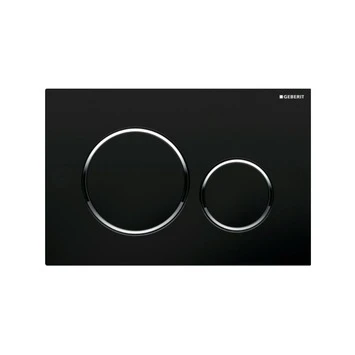 Geberit Duwplaat Sigma20 Zwart 3 Geberit Duwplaat Sigma20 Zwart