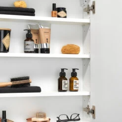 Tiger Spiegelkast S-Line 80cm Sneeuwwit 13 Tiger Spiegelkast S-Line 80cm Sneeuwwit -Badkamer Verkoop 123 567